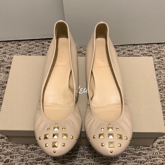 J. Crew Shoes - J. Crew Studded Ballet Flats